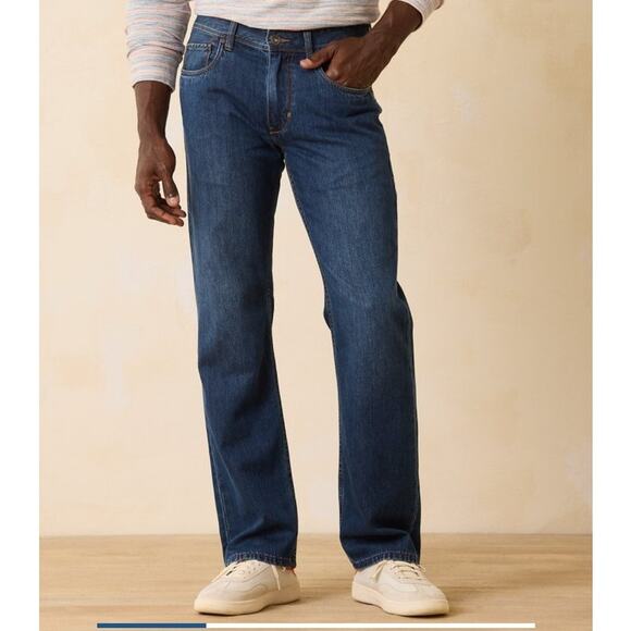 Tommy Bahama Other - Tommy Bahama Cayman Relaxed Baggy Jeans – Men’s 38×30 – EUC, Stretch Denim